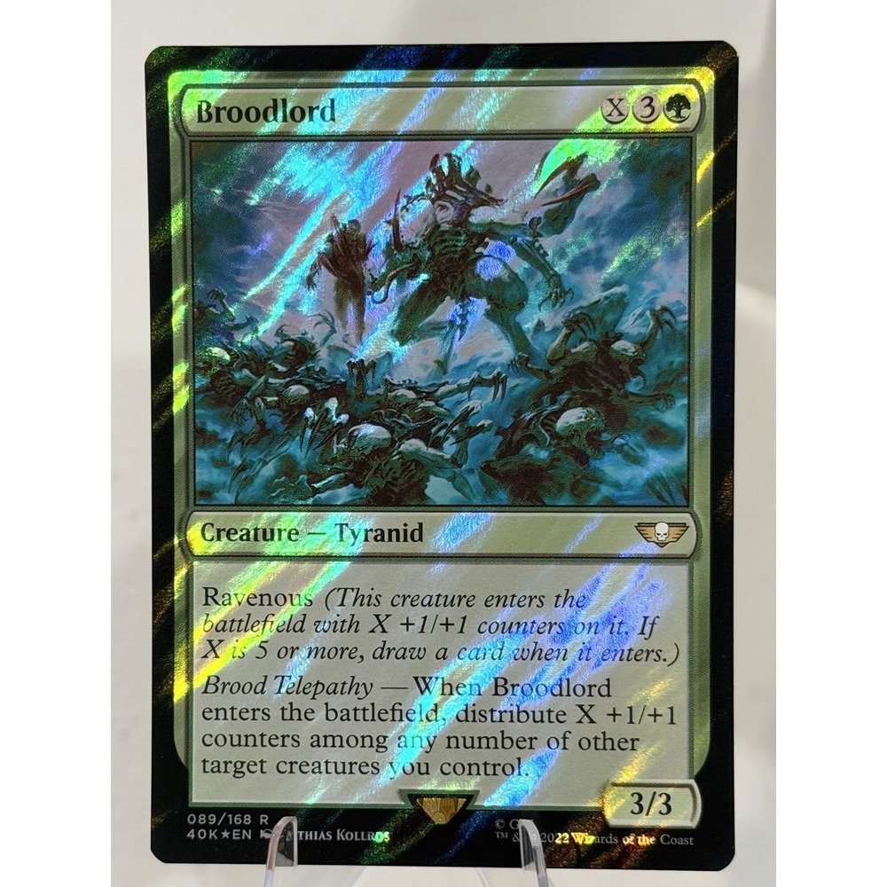 MTG Broodlord (Surge Foil) #89 Warhammer 40,000 40K‎ Magic